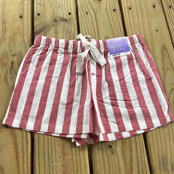 NWT Stars Above Size XS Red White Sleep Striped Shorts Pajama PJ - Picture 5 of 6
